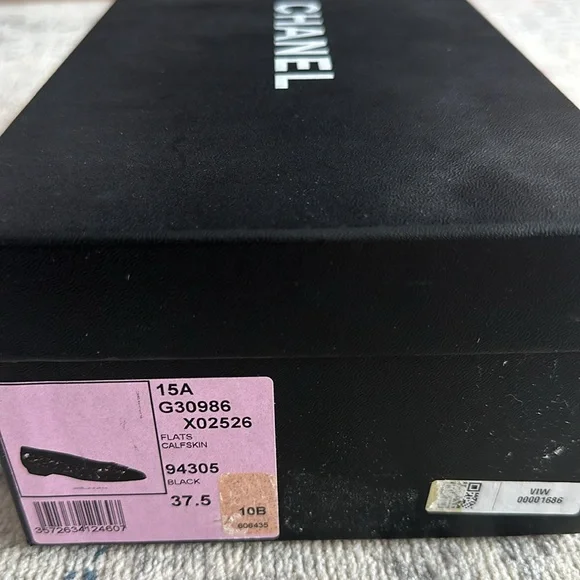 Chanel ballerina shoes size 37.5 - Picture 6 of 6